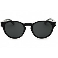 Polaroid Core Unisex Sunglasses - Black Grey Plastic Round Frame | PLD 2124/S 008A M9 ,