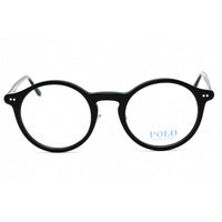 Polo Ralph Lauren Unisex Eyeglasses - Black Plastic Round Full Rim | 0PH2260F 5001 ,