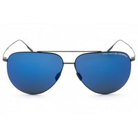 Porsche Men's Sunglasses - Gold Titanium Aviator Full Rim Frame Brown Lens | P8939 B ,