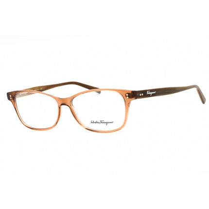 Salvatore Ferragamo Women's Eyeglasses - Transparent Brown/Brown Marble | SF2910 231 ,