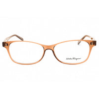 Salvatore Ferragamo Women's Eyeglasses - Transparent Brown/Brown Marble | SF2910 231 ,