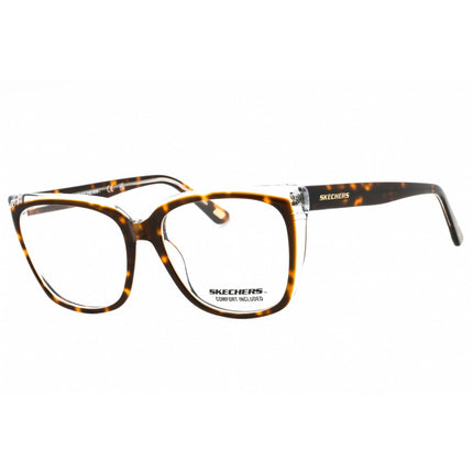 Skechers Women's Eyeglasses - Havana/Other Acetate Butterfly Full Rim | SE2188 056 ,