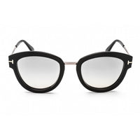 Tom Ford Women's Sunglasses - Shiny Light Ruthenium Metal Cat Eye Frame | FT0574 14C ,