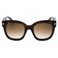 Tom Ford Women's Sunglasses - Dark Havana Acetate Cat Eye Full Rim Frame | FT0613 52H ,