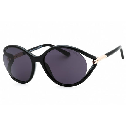 Tom Ford Women's Sunglasses - Shiny Black Cat Eye Shape Full Rim Frame | FT1090 01A ,