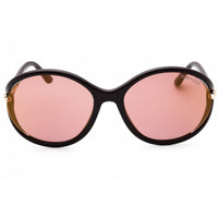 Tom Ford Women's Sunglasses - Shiny Dark Brown Cat Eye Full Rim Frame | FT1090 48Z ,