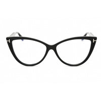 Tom Ford Women's Eyeglasses - Black/Other Cat Eye Shape Full Rim Frame | FT5843-B 005 ,