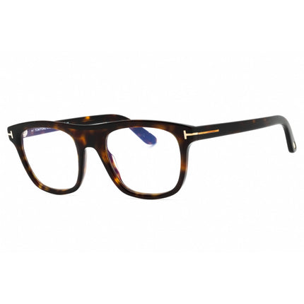 Tom Ford Men's Eyeglasses - Dark Havana Acetate Square Full Rim Frame | FT5939-B 052 ,