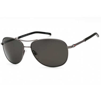 Tommy Hilfiger Men's Sunglasses - Matte Dark Ruthenium Metal Frame | TH 2023/S 0R80 M9 ,