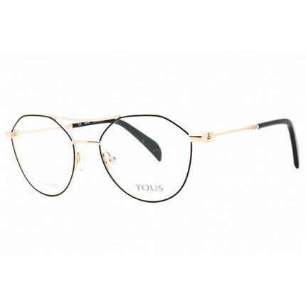 Tous Women's Eyeglasses - Shiny Rose Gold Metal Geometric Full Rim Frame | VTO412 0301 ,