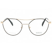 Tous Women's Eyeglasses - Shiny Rose Gold Metal Geometric Full Rim Frame | VTO412 0301 ,