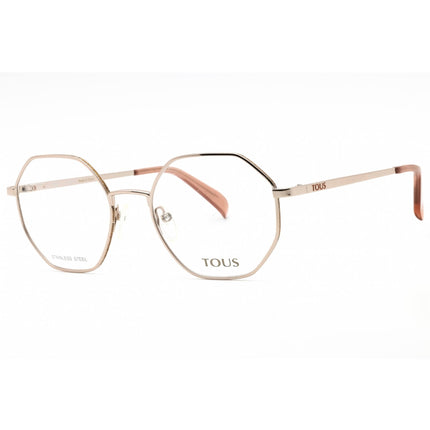 Tous Women's Eyeglasses - Shiny Red Gold with Coloured Parts Metal Frame | VTO444 H60Y ,