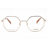 Tous Women's Eyeglasses - Shiny Red Gold with Coloured Parts Metal Frame | VTO444 H60Y ,
