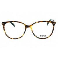 Tous Women's Eyeglasses - Shiny Brown Havana Acetate Phantos Full Rim | VTOB12S 0710 ,