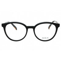 Tous Women's Eyeglasses - Shiny Black Acetate Round Shape Full Rim Frame | VTOB54 0700 ,