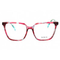 Tous Women's Eyeglasses - Fantasy Fuxia Acetate Square Full Rim Frame | VTOB55 0VC7 ,