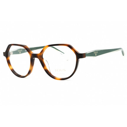 Tous Women's Eyeglasses - Shiny Brown Havana Acetate Phantos Full Rim | VTOB56L 09AJ ,