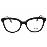 Tous Women's Eyeglasses - Shiny Black Acetate Cat Eye Full Rim Frame | VTOB93 0700 ,
