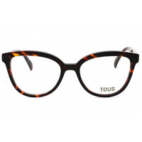 Tous Women's Eyeglasses - Shiny Red Havana Acetate Cat Eye Full Rim | VTOB93 09JC ,