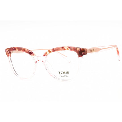 Tous Women's Eyeglasses - Shiny Transparent Pink Full Rim 53mm Frame | VTOB93V 06MH ,