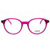 Tous Women's Eyeglasses - Fuxia transparent lucido Acetate Round Frame | VTOB96 02GR ,