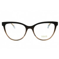 Tous Women's Eyeglasses - Fading Black/Grey/Black Acetate Cat Eye Frame | VTOC16 09G7 ,