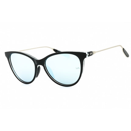 Under Armour Women's Sunglasses - Black Blue Cat Eye Full Rim | UA EXPANSE 0J0F Z0 ,