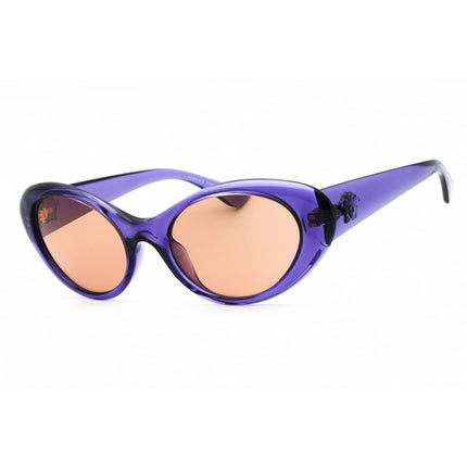 Versace Women's Sunglasses - Purple Transparent Cat Eye Full Rim | 0VE4455U 5353/3 ,