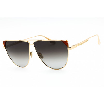 Victoria Beckham Women's Sunglasses - Gold Metal Aviator Full Rim Frame | VB239S 222 ,