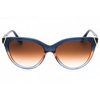 Victoria Beckham Women's Sunglasses - Blue/Sand/Azure Acetate Cat Eye | VB641S 417 ,