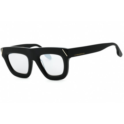 Victoria Beckham Women's Sunglasses - Black Acetate Rectangular Full Rim | VB642S 040 ,