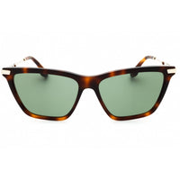 Victoria Beckham Women's Sunglasses - Tortoise Acetate Cat Eye Full Rim | VB663S 215 ,