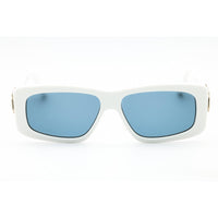 Victoria Beckham Women's Sunglasses - White Acetate Rectangular Full Rim | VB669S 101 ,