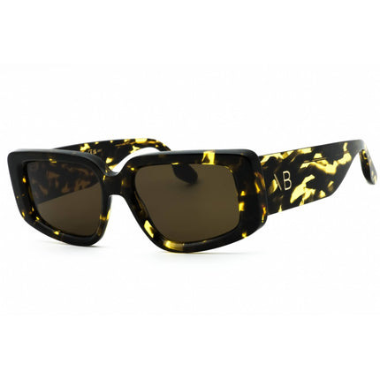Victoria Beckham Women's Sunglasses - Black Yellow Havana Rectangular | VB670S 012 ,