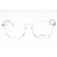 Yves Saint Laurent Unisex Eyeglasses - Beige Acetate Round Full Rim Frame | SL 106 010 ,