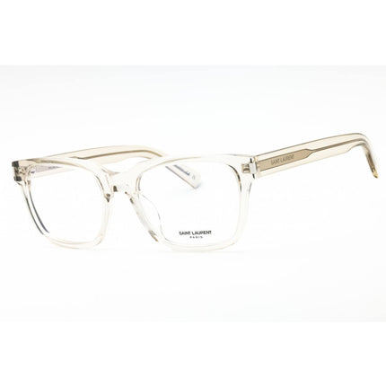 Yves Saint Laurent Unisex Eyeglasses - Beige Acetate Cat Eye Full Rim | SL 621 003 ,