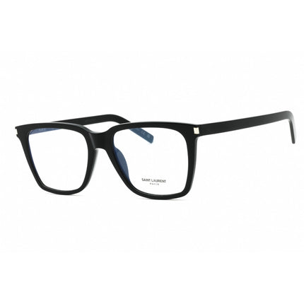 Yves Saint Laurent Women's Eyeglasses - Black Acetate Square Frame | SL 717 SLIM 001 ,