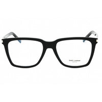 Yves Saint Laurent Women's Eyeglasses - Black Acetate Square Frame | SL 717 SLIM 001 ,