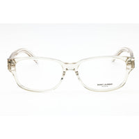 Yves Saint Laurent Unisex Eyeglasses - Transparent Beige Brown Frame | SL M149 008 ,