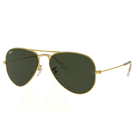 Ray-Ban RB3025 L0205 58 Aviator Classic Green Classic G-15 Unisex Sunglasses ,