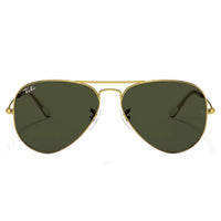 Ray-Ban RB3025 L0205 58 Aviator Classic Green Classic G-15 Unisex Sunglasses ,