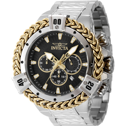 Invicta Men's Watch - Bolt Chronograph Black Dial Stainless Steel Bracelet | 48158 ,
