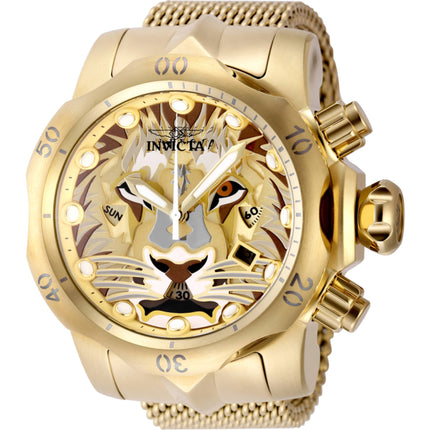 Invicta Men's Watch - Venom Quartz Chronograph Yellow Gold Steel Bracelet | 48172 ,