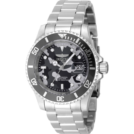 Invicta Men's Watch - Pro Diver Camo Series Camouflage and Grey Dial Steel | 48566 ,
