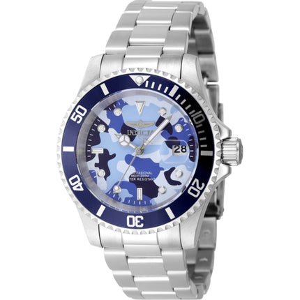 Invicta Men's Watch - Pro Diver Camo Series Camouflage and Blue Dial Steel | 48570 ,