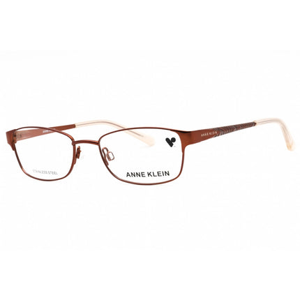 Anne Klein Women's Eyeglasses - Mocha Metal Rectangular Full Rim Frame | AK5048 208 ,