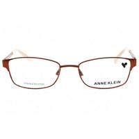 Anne Klein Women's Eyeglasses - Mocha Metal Rectangular Full Rim Frame | AK5048 208 ,