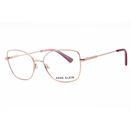 Anne Klein Women's Eyeglasses - Rose Gold Metal Cat Eye Full Rim Frame | AK5099 770 ,