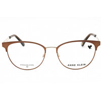 Anne Klein Women's Eyeglasses - Mocha Metal Cat Eye Shape Full Rim Frame | AK5110 203 ,