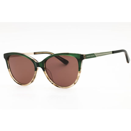 Anne Klein Women's Sunglasses - Olive Gradient Acetate Cat Eye Frame | AK7091 310 ,